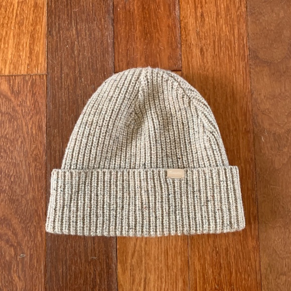 Madewell Beige 100% Merino Wool Beanie - Picture 1 of 4